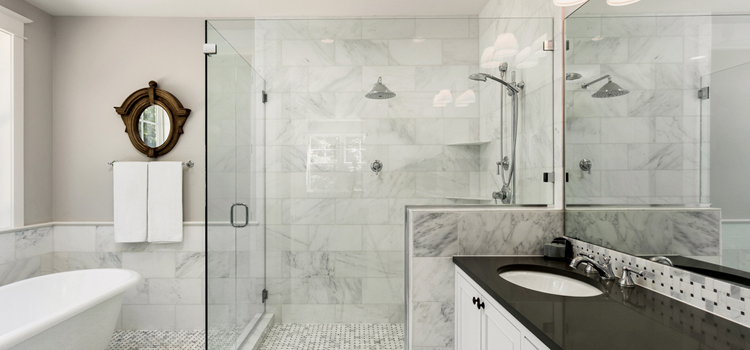 bathroom shower door installation in Placerville